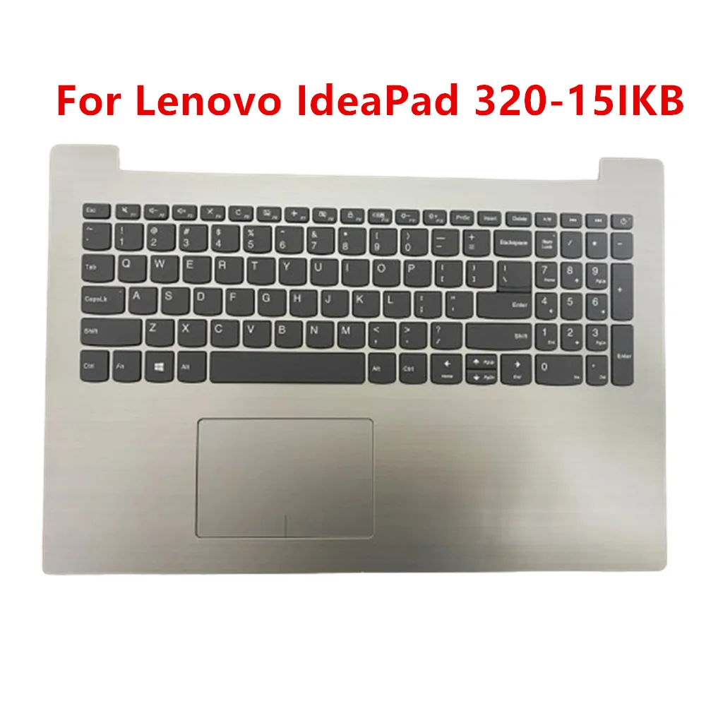 

5CB0N86629 Silver Palmrest Cover For Lenovo IdeaPad 320-15IKB Laptop Keyboard US TouchPad Assembly 95%New