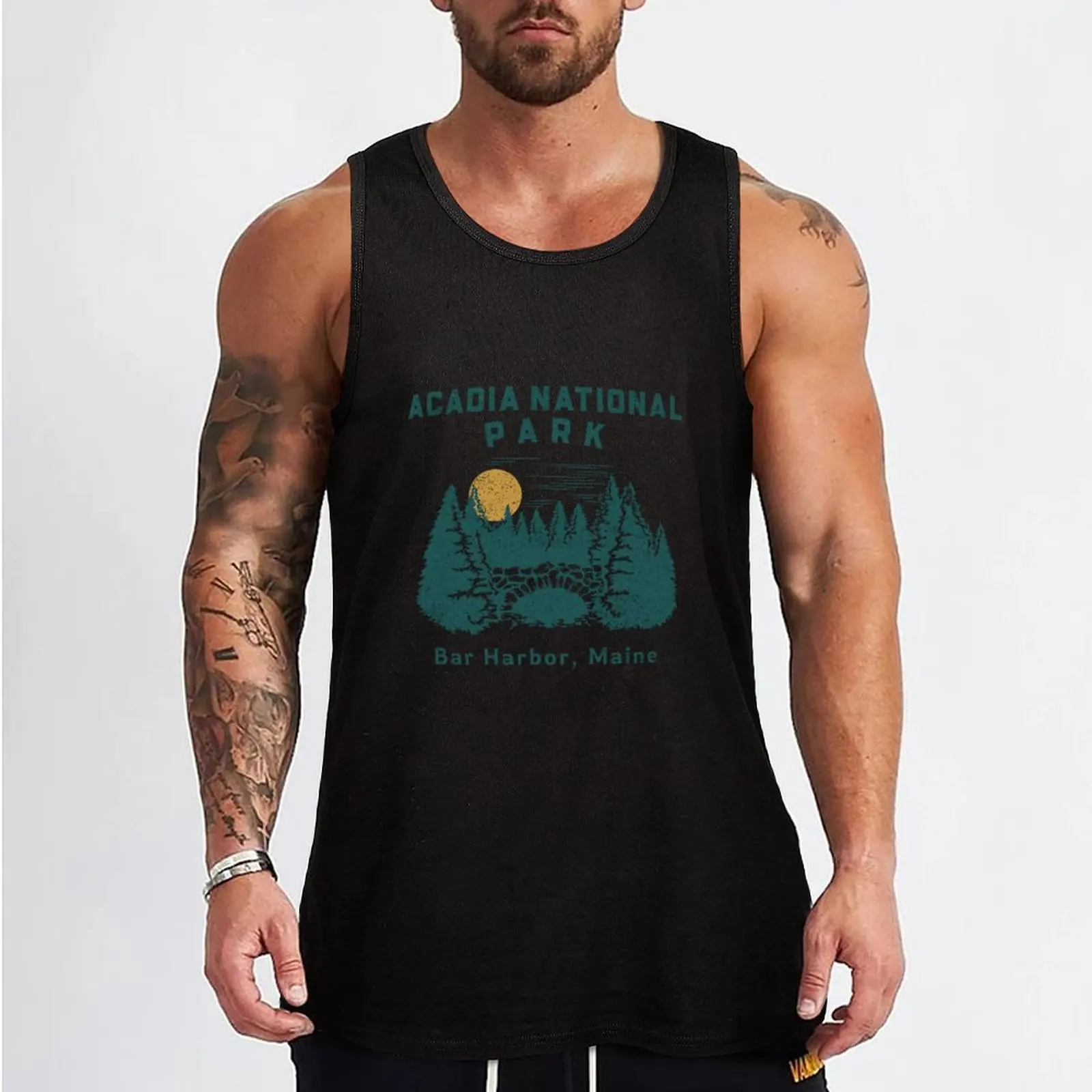 Acadia National Park Tank Top cool things gym accessories man