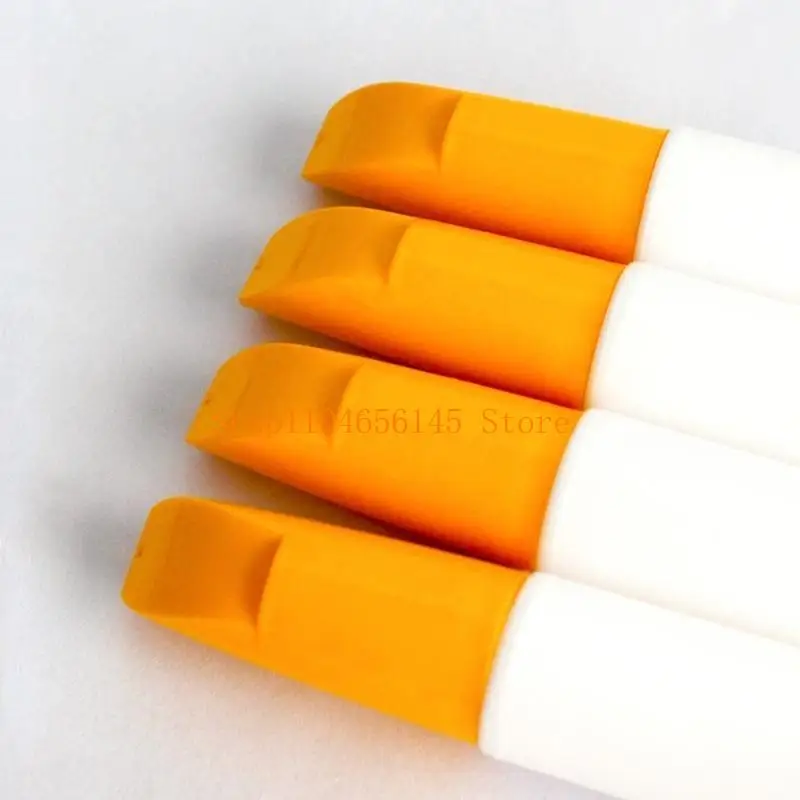 5 قطع قلم إصلاح طلاء السيارات الفارغ مع طرف فرشاة، قلم تحديد فارغ قابل للتبديل مع أداة توزيع طرف الفرشاة