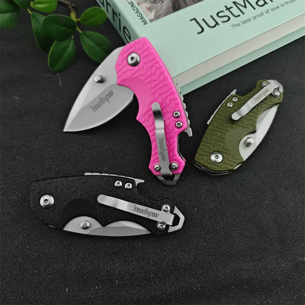 3 Styles Mini KS 3800WM Shuffle Folding Knife 8Cr13Mov Blade Nylon Glass Fiber Handles Outodoor Tactical Military EDC Tool