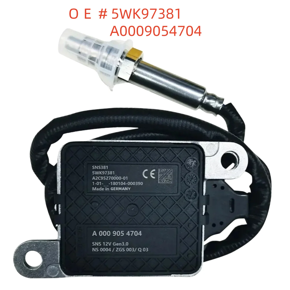 

High quality Brand New 5WK97381 A0009054704 Nitrogen Oxide Nox Sensor For Mercedes Benz
