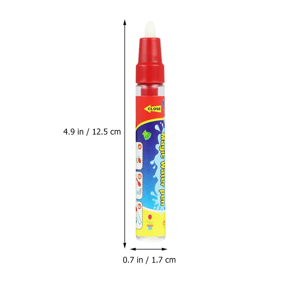 

2Pcs Water Painting Pen Set Bright Durable Safe for Kids Drawing Writing Coloring Art Supplies Stationery Gift
