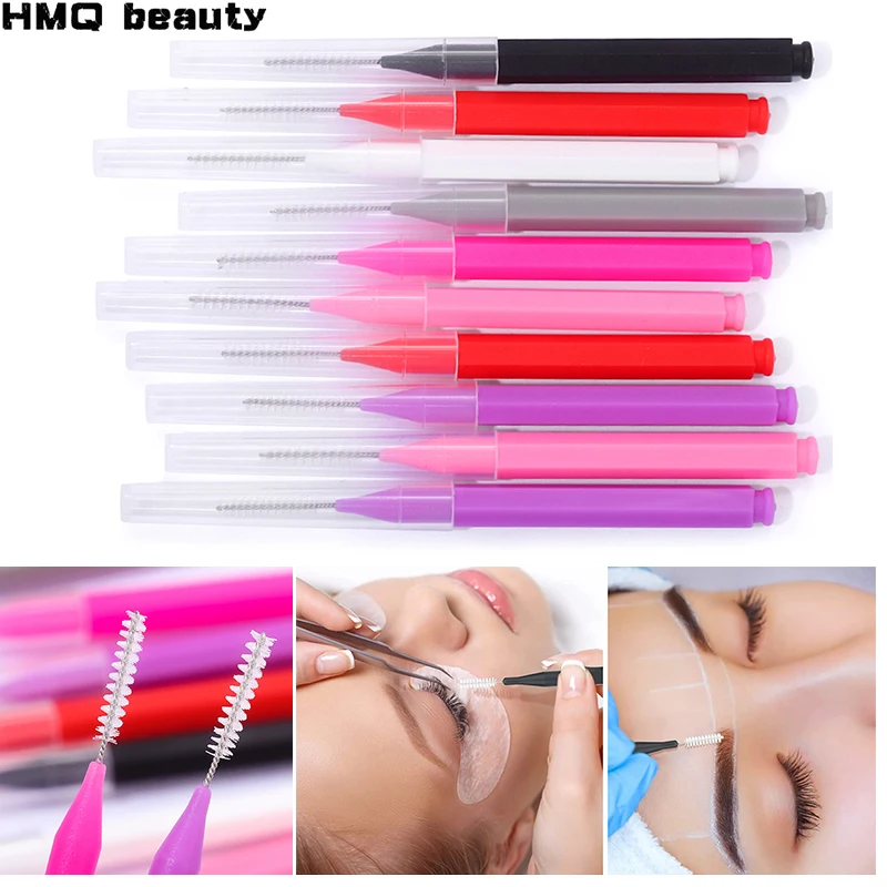 

20/50Pc Disposable Brow Perm Brush Mini Brow Lifting Brush Brow Lift Tools Bendable Micro Eyebrow Wands Applicators Makeup Tools