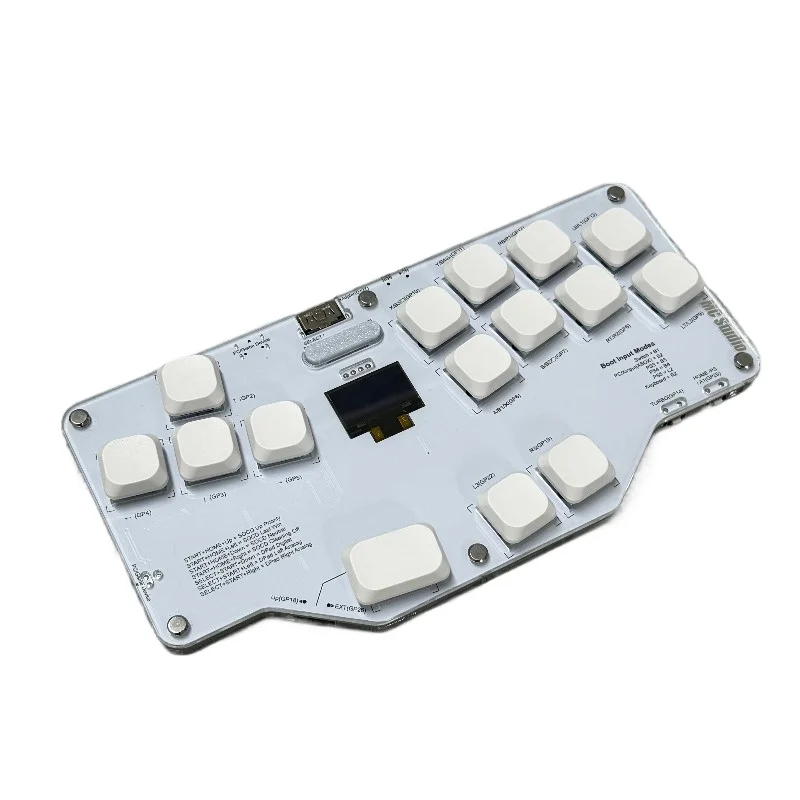 Left‑Handed Wired Gaming Keypad Custom Hot Swap RGB One‑Handed Low Profile Game Mechanical Keyboard Ergonomics Controller Kailh