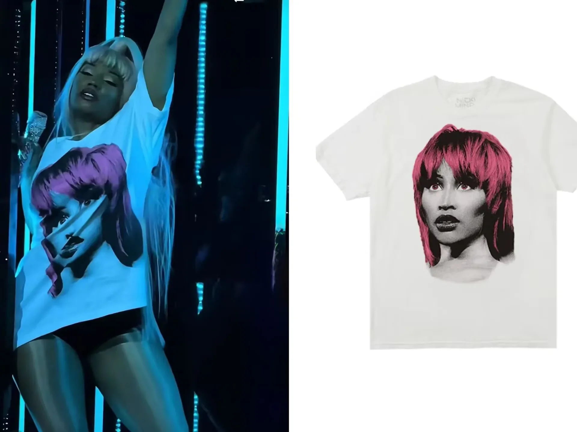 Rap Queen Nicki Minaj BARB PHOTO TEE Official Website Pink Friday 2 World Tour 100%Cotton Short Sleeve Fashion Street Item