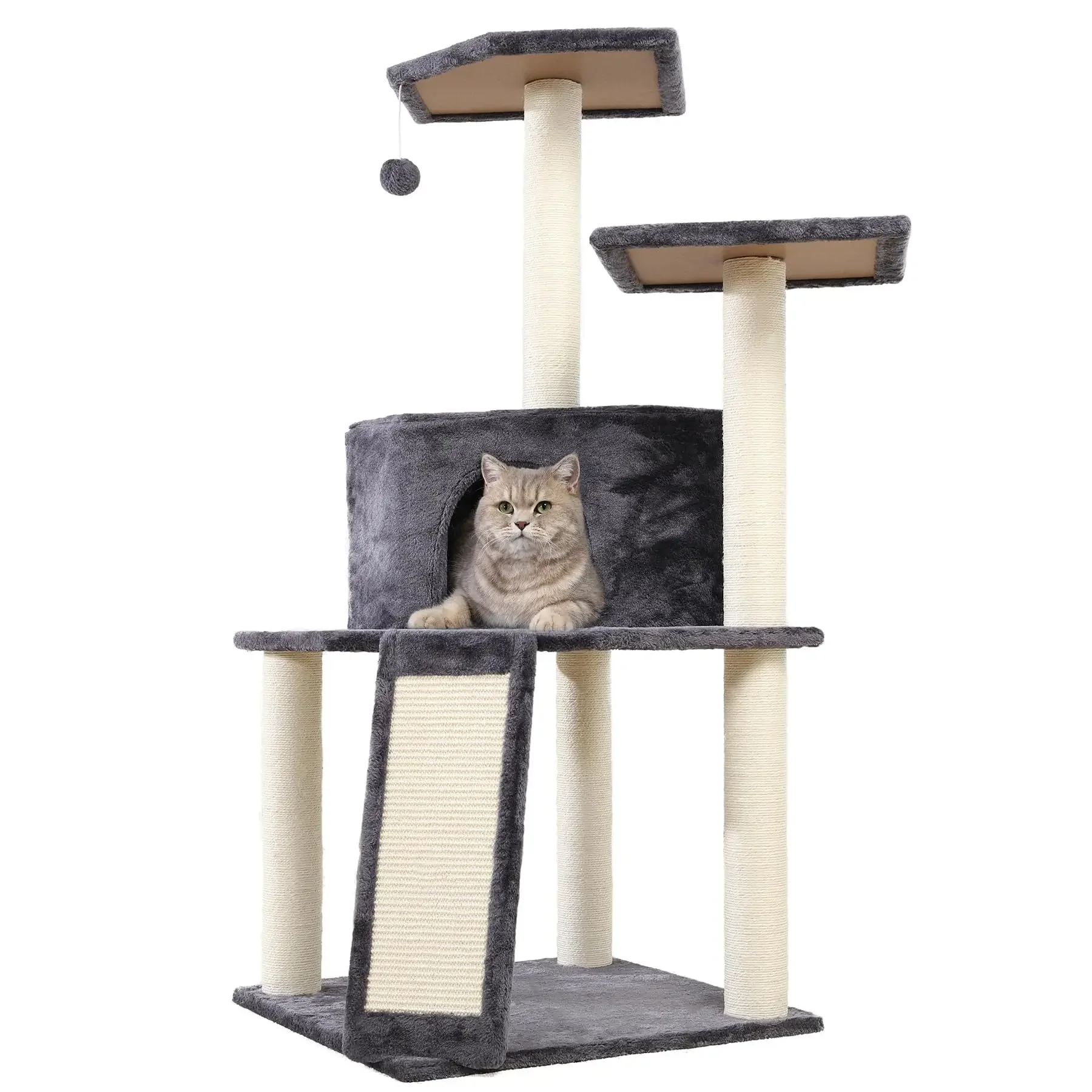 

Multi-layer Climbing Frame Integrated Cat Tower Scratch-resistant And Bite-resistant Cat Tree Detachable Cat Toys