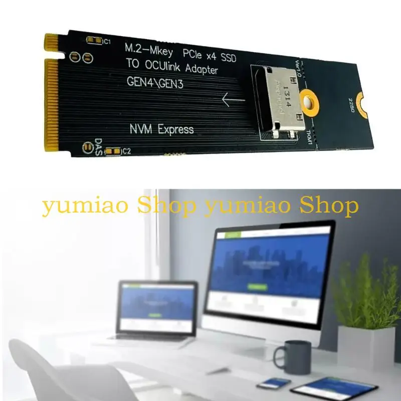 587B M.2 NVME para U.2 Adaptador Oculink para 2,5 polegadas NVME U.2 (SFF 8639) Converter SSD Fast