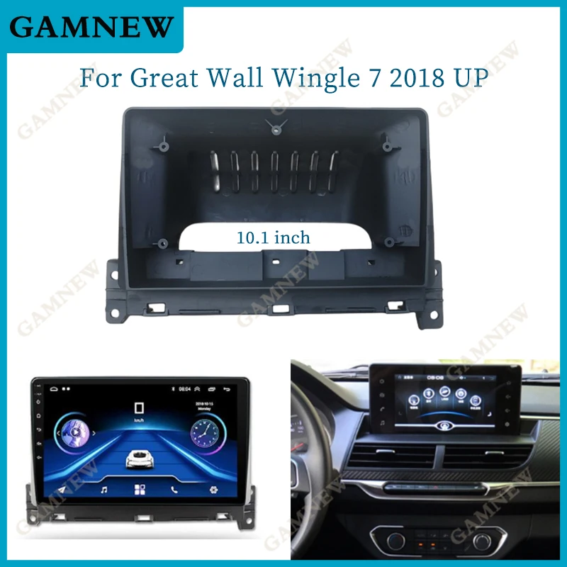 Car Frame Fascia Adapter Canbus Box Decoder Android Radio Dash Fitting Panel Kit For Great Wall Wingle 7 2018+