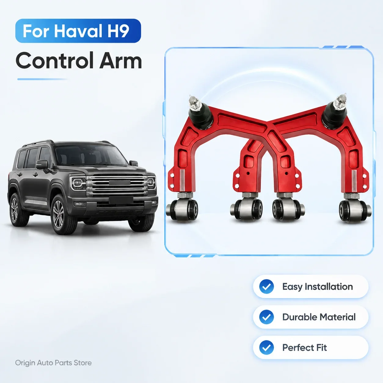 Control Arm Rear Axle Thrust Rod Adjustable Upper Arm Front Camber For Haval H9 For Great Wall Poer Shanhai Poer Tank 300