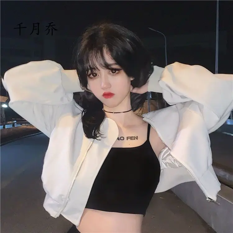 

Women'S Autumn Jackets 2025 End Button Waist Cinching Turndown Front Work Ladies' Temperament Thin Zippers All-Match Office