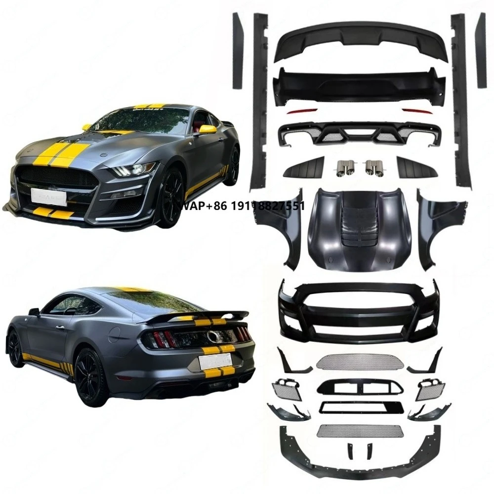 

Brand New Car Bumpers Front Bumper Body Kit GT500 Model for Mustang 2015-2023 Year Upgrade GT500 Shelby Model