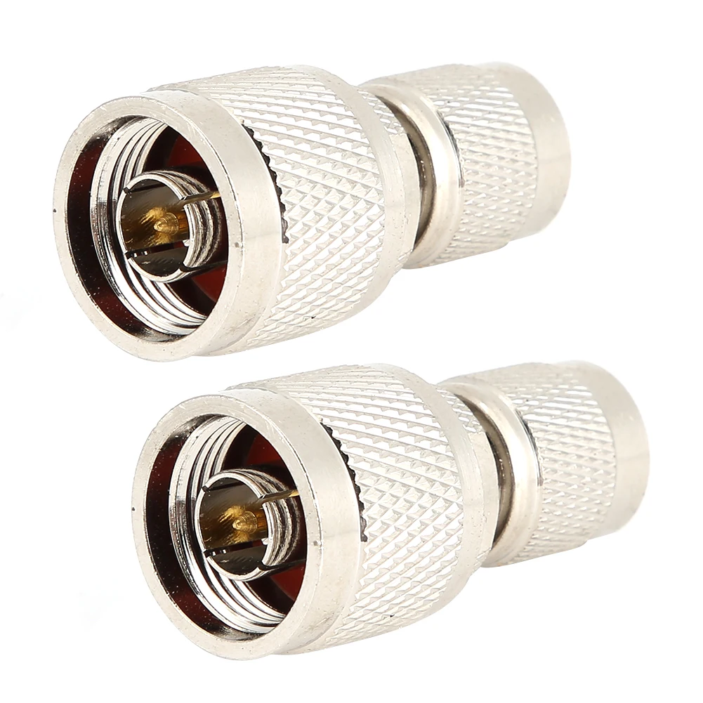 

50ohm N-Male to TNC Male Connector Straight Adapter for Antennas Broadcast Radios Male Connector for Antennas