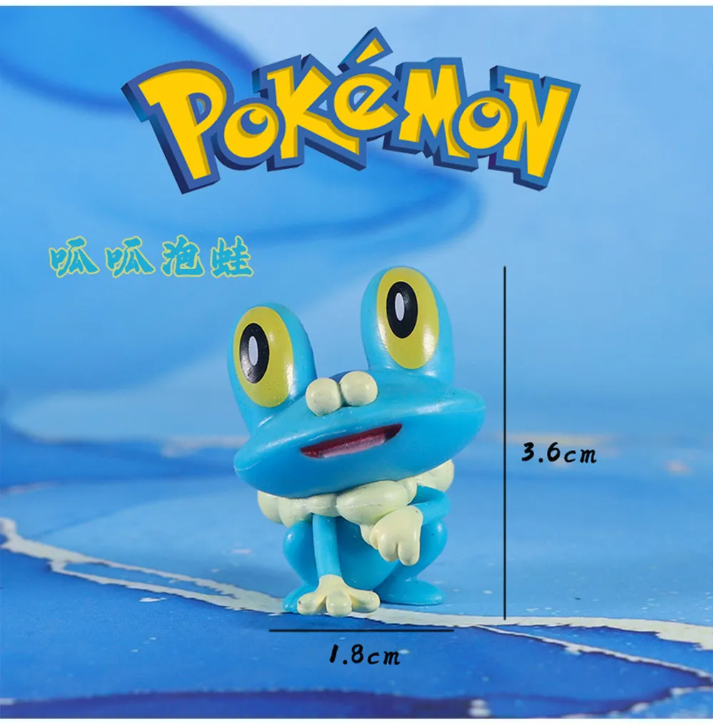 WCT Genuine Bulk Generation 6 Starters: Froakie, Chespin, Fennekin Action Figure Pokemon Model Collectible Toy view 6