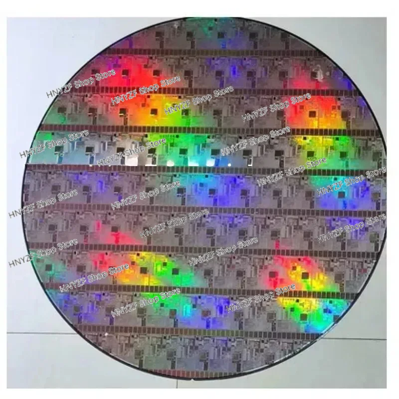 

12 Inch CPU Wafer Silicon Science Technology Pendulum Piece Birthday Gift Photoetching Circuit Chip Semiconductor Silicon Wafer