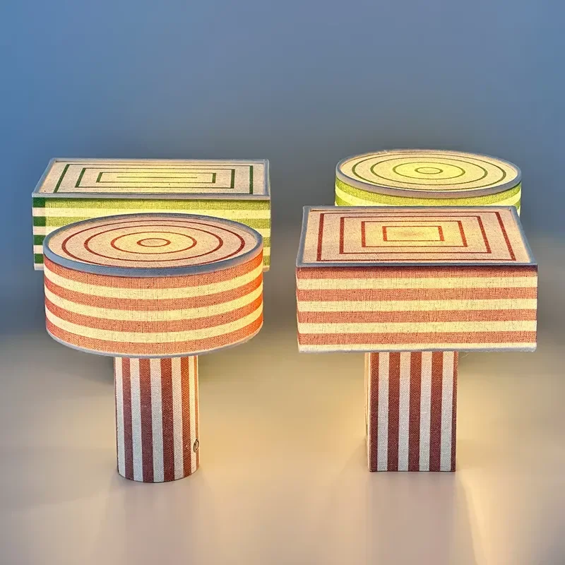 Modern Rechargeable Mushroom Desk Lamp Cordless LED Night Light for Bedroom Living Room Home Decoration