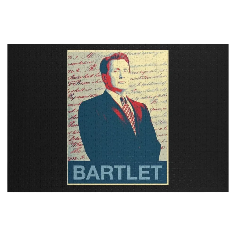 

Retro Vintage Bartlet Hope The West Wing Tv Show Gift Jigsaw Puzzle Personalised Jigsaw Customizable Gift Puzzle