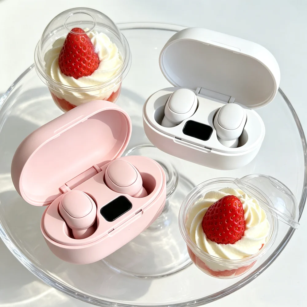 TWS Wireless Earbuds Fone Bluetooth Headset Offer Natural Sound Reproduction, Soft Ear Pads, Stable Wireless Link for Commuting