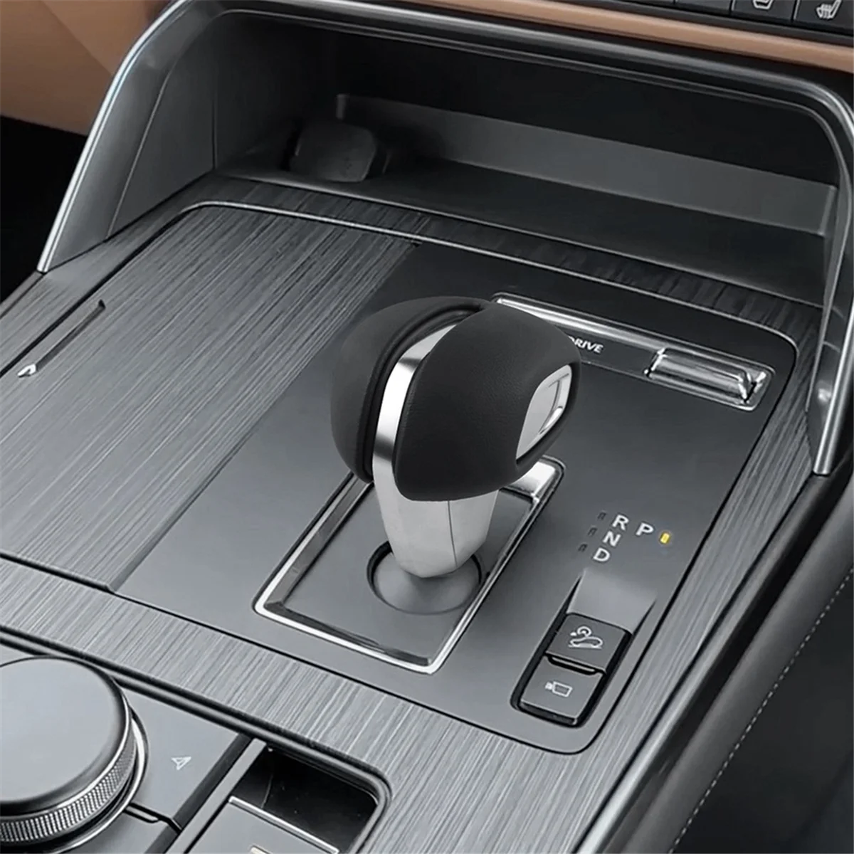 غطاء تغيير تروس السيارة ، تشذيب أزرار تغيير التروس ، إكسسوارات السيارة الداخلية ، Mazda our Handle, CX60