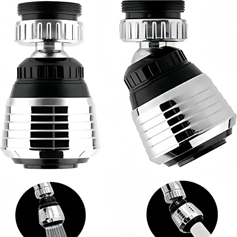 2 Modes Sink Faucet 360 Degree Rotation Filter Extension Tube Shower Water Saving Tap Universal Kitchen Gadgets Accessories