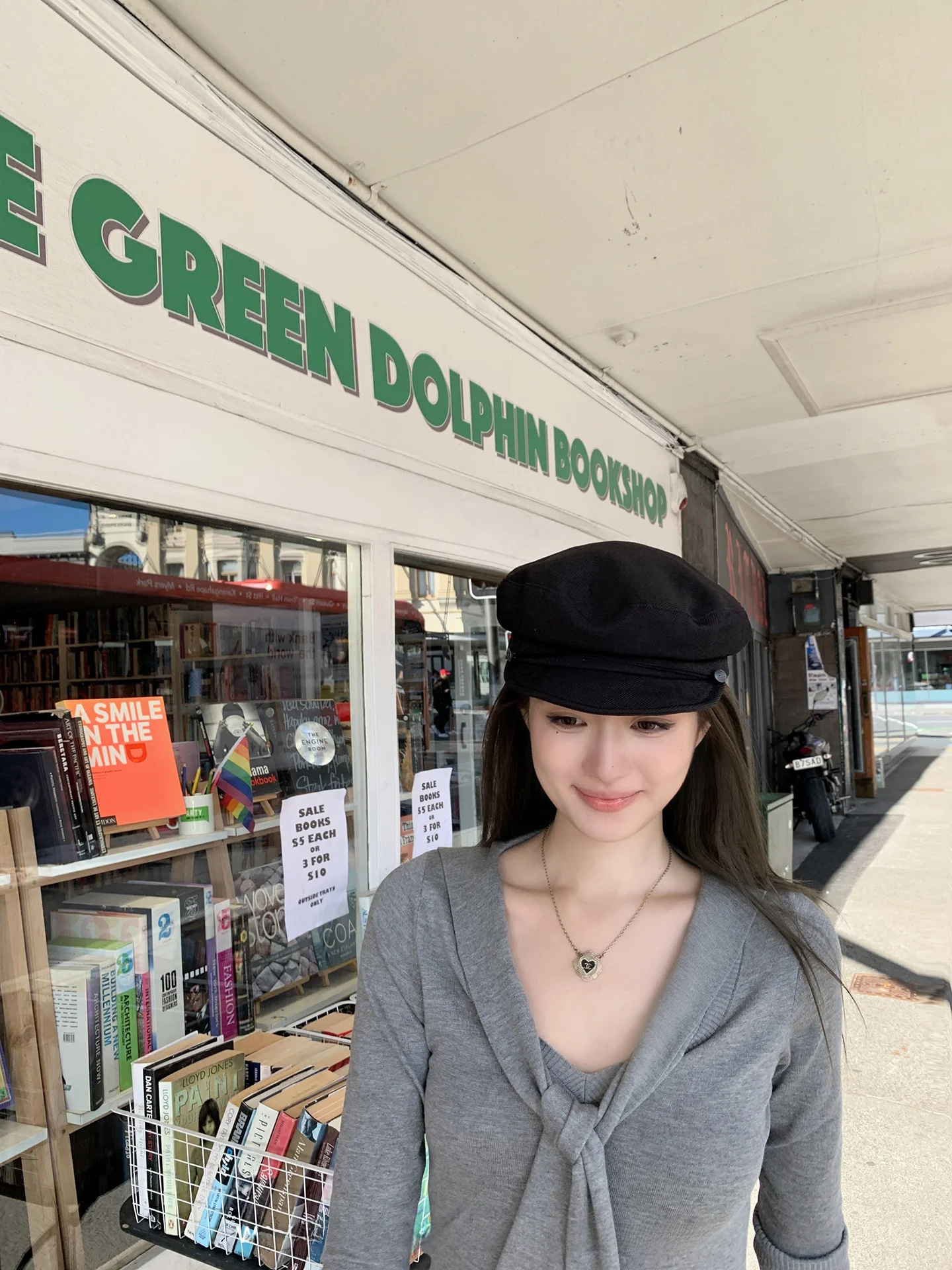 

Wanantong Ivy League High Twist Lyocell Bow-Tied Navy Collar Women's Top Autumn Commute Sle Slim Fit Long Sve V-Ne Swe...