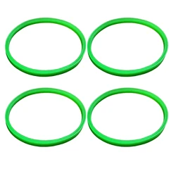 4Pcs Car Green Rubber Seat Intercooler Turbo Pipe Seal O-Ring 3C0145117F For Volkswagen For Audi Auto Accessories Replacement