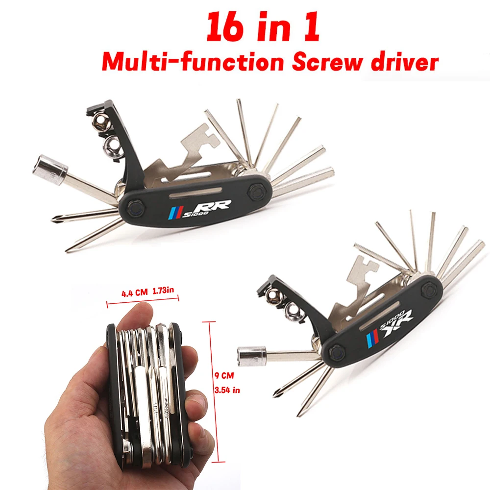 For BMW S1000RR S1000XR S1000R S1000 R RR XR Holder Screwdriver Replacement Tools Tire Repair Maintain Motorcycle Accessories