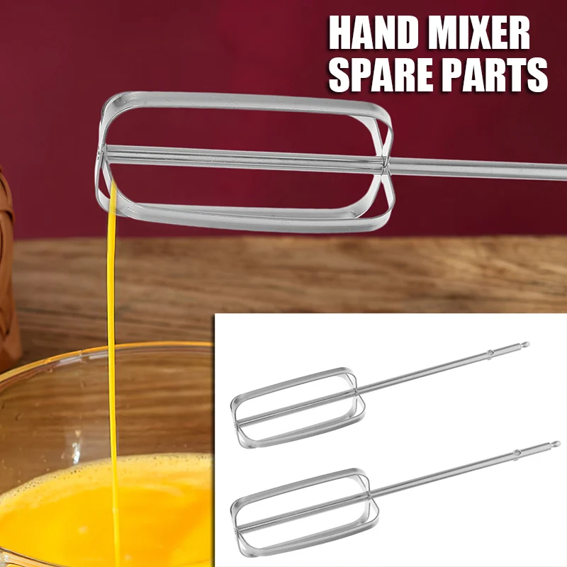

2 Pcs Electric Egg Beater Accessories Mixer Accessory Drill Stainless Steel Baking Mixers Beaters Hand Whisk Replacement
