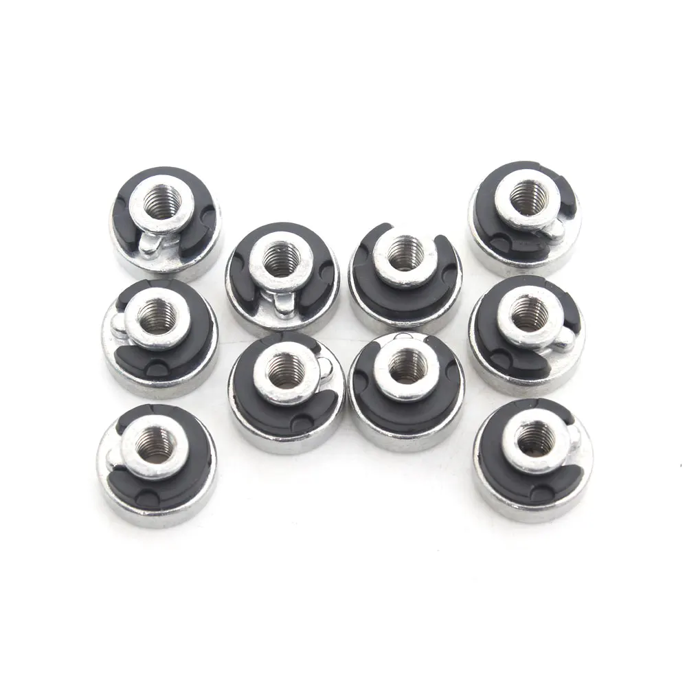 10 Pcs Aluminum Seat Nut Kits Fits For Harley Sportster Touring Softail Dyna CVO 1996-Later Motorcycles Accessories