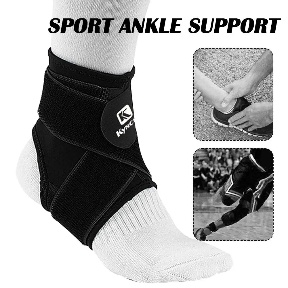 1Pcs Adjustable Compression Ankle Braces Support, Strong Ankle Sports Protection, Stabilize Ligaments-Eases Swelling Sprained