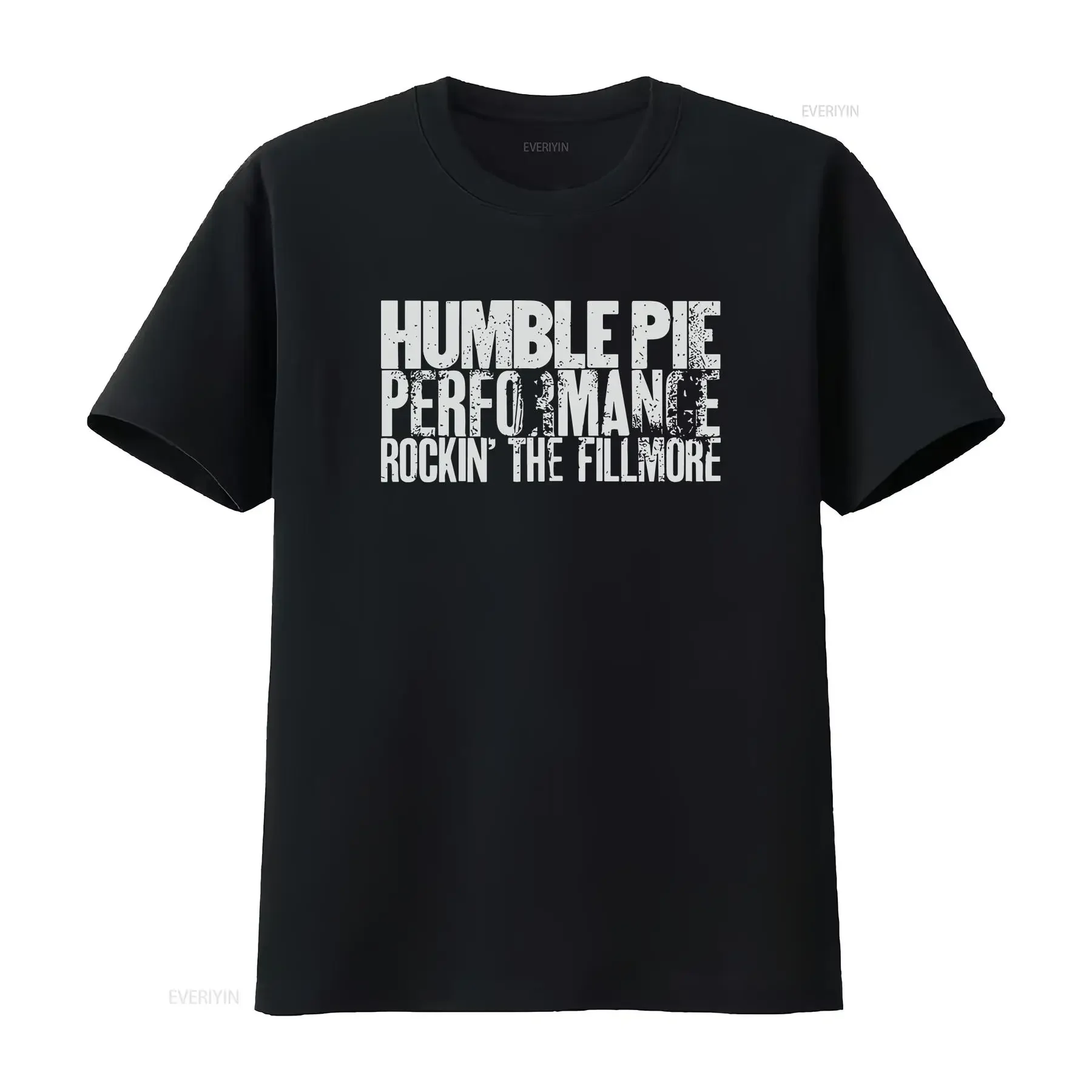 Humble Pie T Shirt Rockin The Fillmore vintage Washed Versatile Top For Everyday Wear streetwear fashion Breathable Unisex