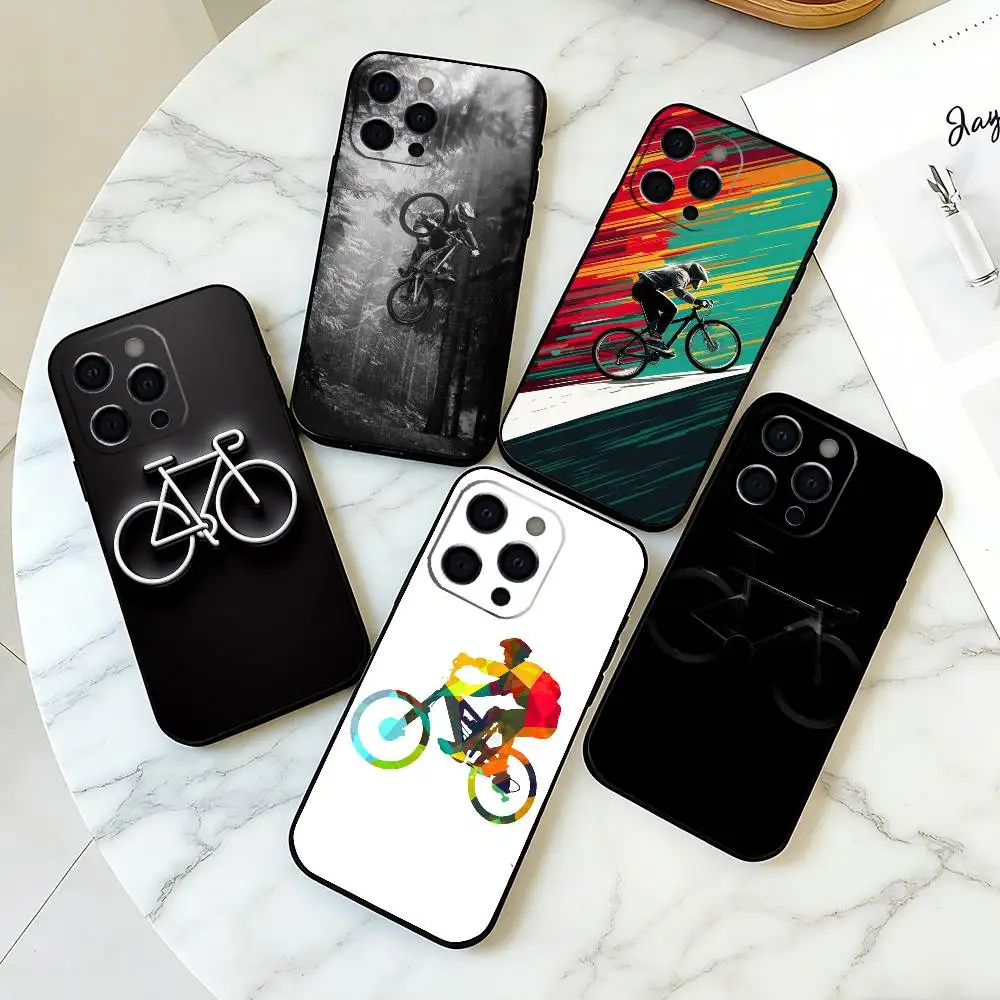 C-Cool M-Mountain B-Bikes Phone Case Silicone Soft For IPhone 17 16 15 14 13 12 11 X XR Plus Pro Max Plus