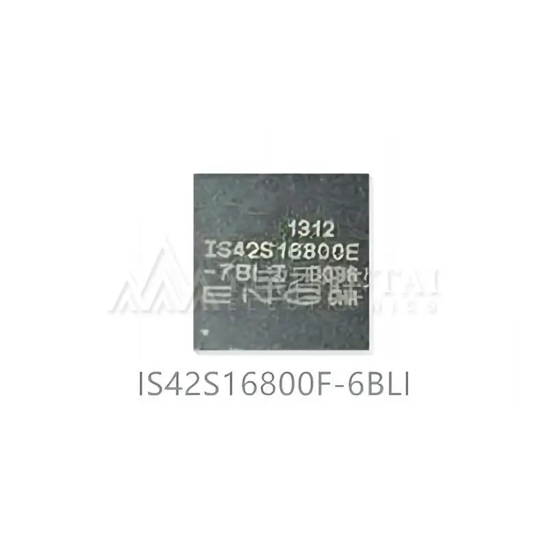 10pcs/Lot  IS42S16800F-6BLI IS42S16800F-6 DRAM Chip SDRAM 128Mbit 8Mx16 3.3V 54-Pin TFBGA New