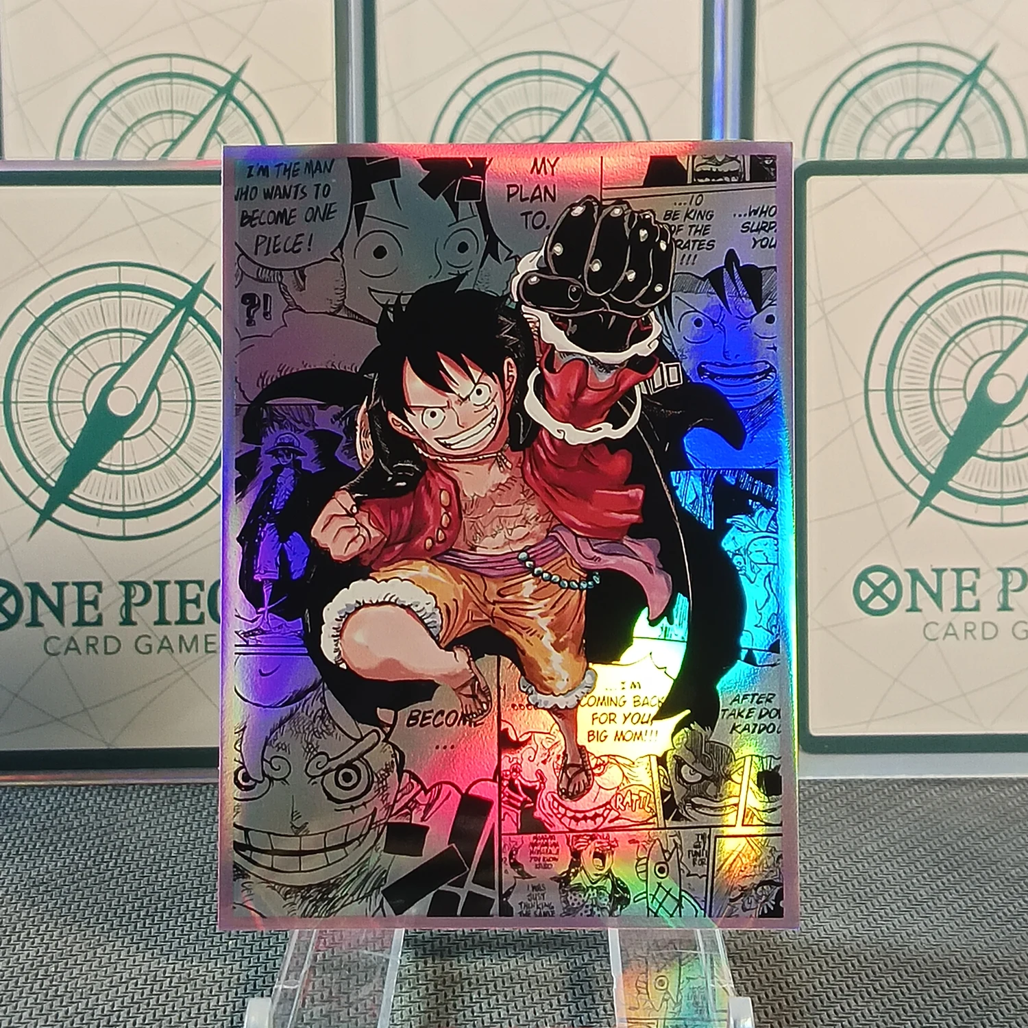 

60 шт. защитных чехлов для карт OPCG из фольги, стандартный размер, для игр в настольные карты, защита для карт с Луффи