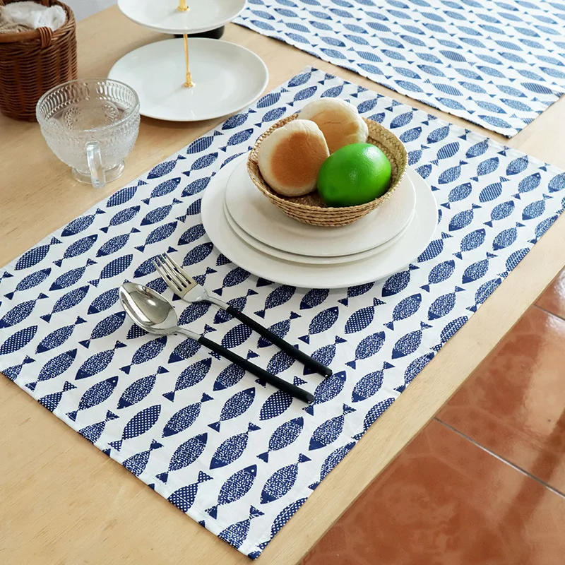 1Pc 40x60cm Cotton Colorful Printed Kitchen Towel Table Napkin Cloth Home Xmas Party New Year Decor Gift