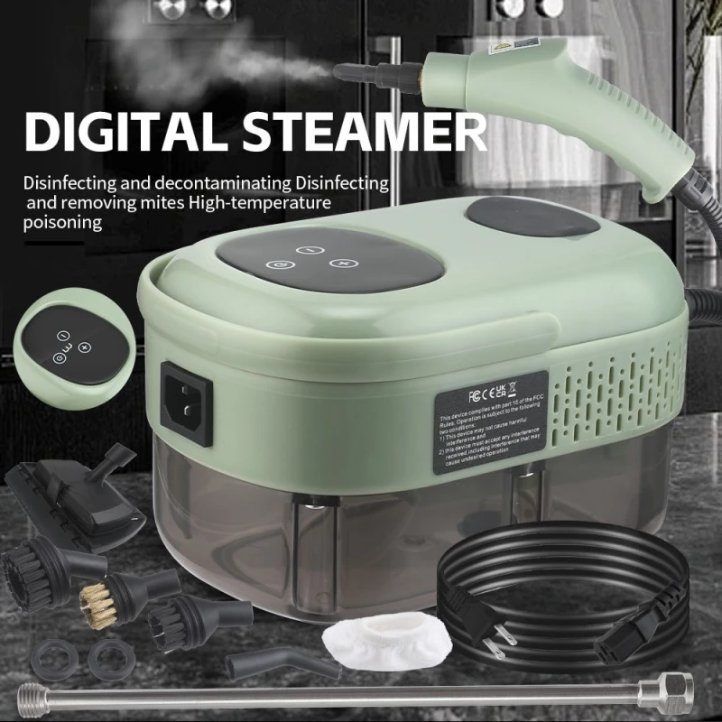 

2800W High Temperature and High Pressure Digital Steam Cleaner Kitchen Oil Pollution Cleaning Machine Car Disinfection Cleaner