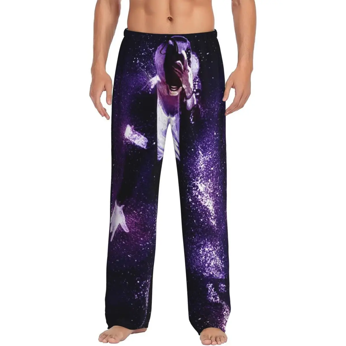 

Custom Michael Jackson Musicians Singers Dancers Pajama Pants Men Sleepwear Sleep Lounge Bottoms with Pockets
