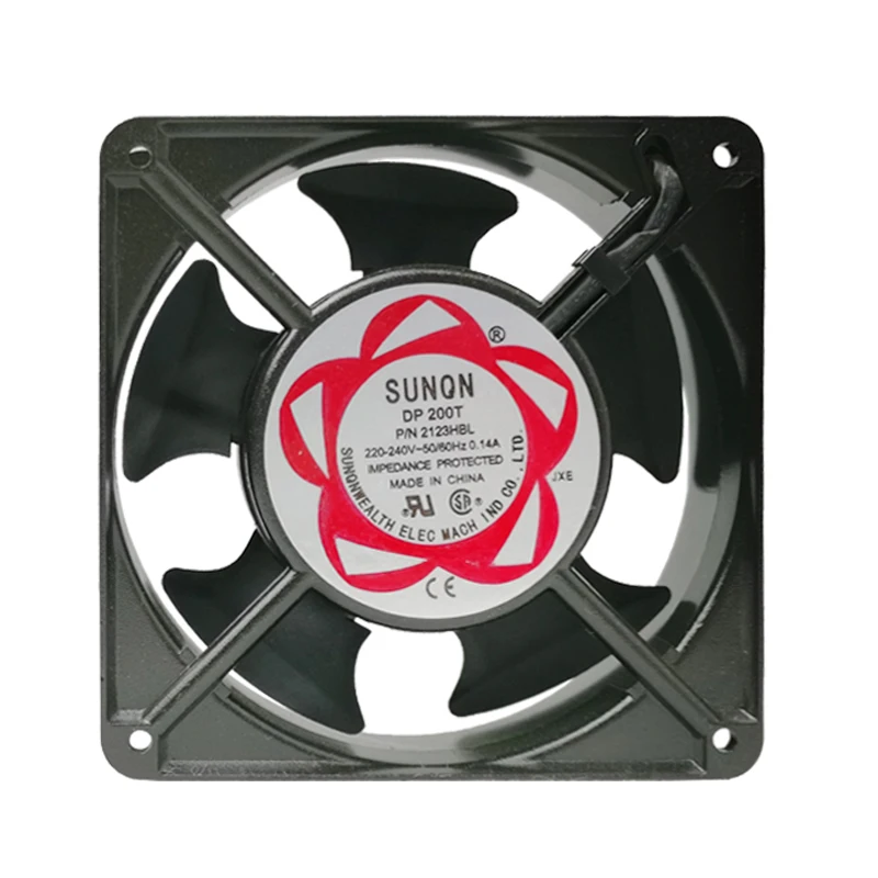 

DP200T P/N 2123HBL 12038 AC220V 0.14A 20W 120x120x38mm Cooling Fan