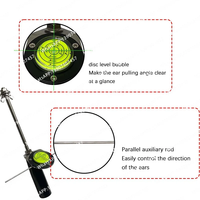 360 panoramic installation tool, rearview mirror ear, universal rod, special hole opener for the whole car image camera