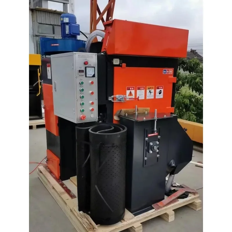 High Efficiency Automatic Industry Abrasive Tumble Belt Shot Blasting Machine with Good Price