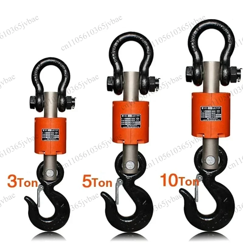 Portable Wireless Hook Weighing Device, Multi-tonnage Industrial Lifting Metering Tool