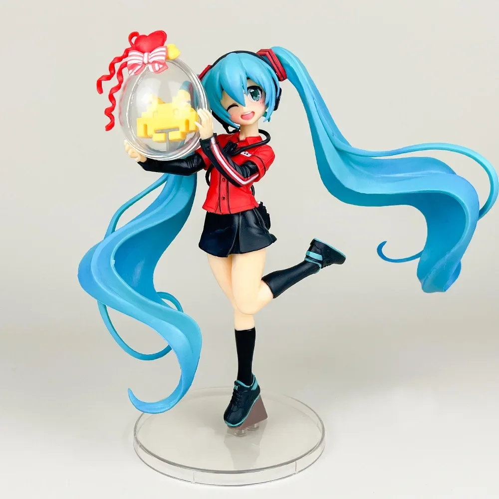 New scene TAiTO Hatsune miku hand-run youth Pig head Youth Game Center uniform Hatsune model display