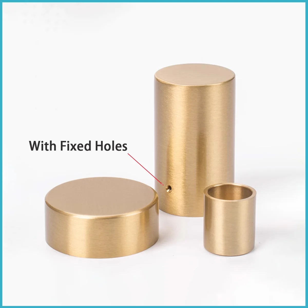 Brass Circular Sealed Bottom Protective Cap/Furniture/Chair/Sofa Metal Protective Cover