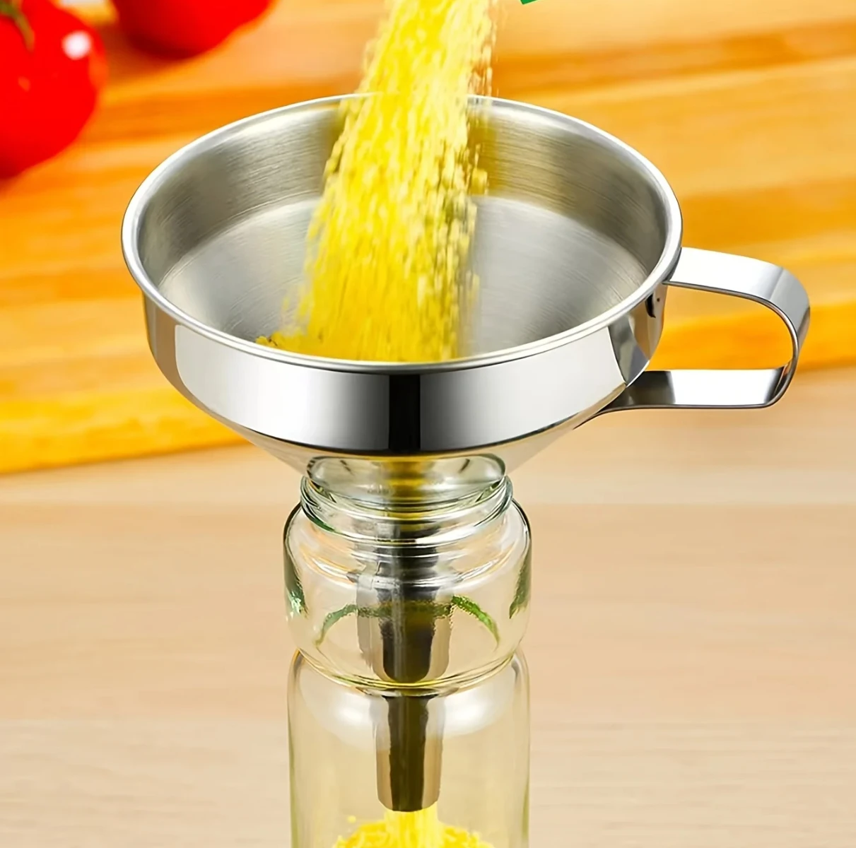 304 stainless steel funnel large diameter kitchen oil filter spoon