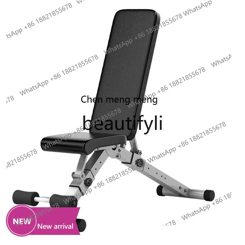 Taburete con mancuernas, taburete plano, prensa de banco, tabla plegable para abdominales, silla de fitness, equipo de fitness