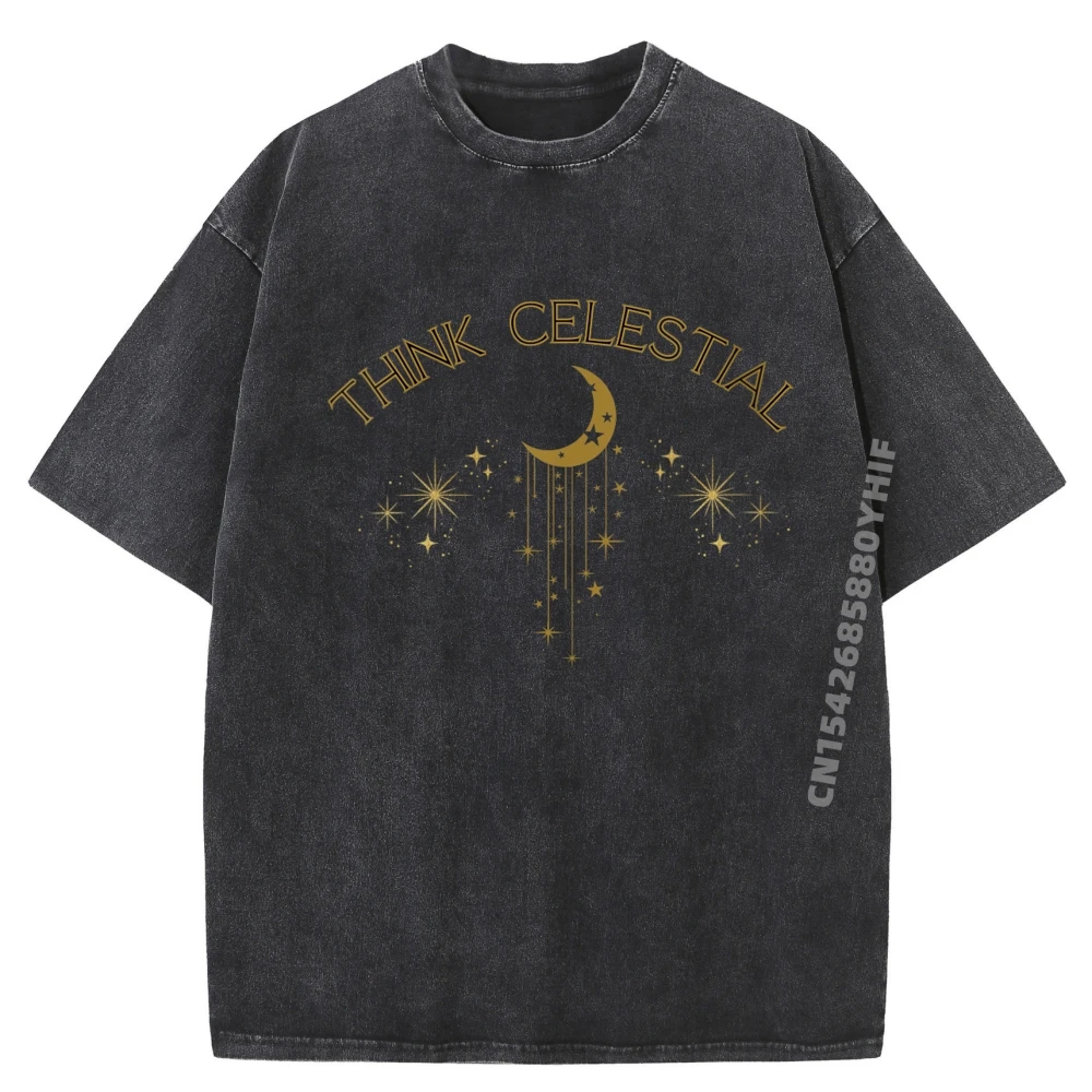 

Think Celestial Nelson Conference Lds Printed T-Shirt Men Classic Graphic Tee Mens Retro Washed Tops Tees