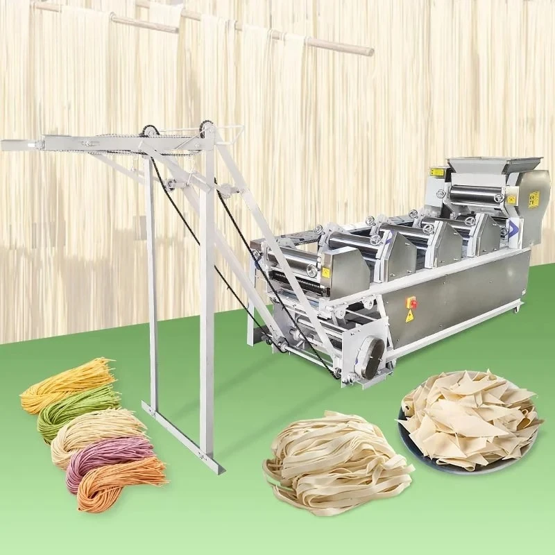 

Fully Automatic Chinese Commercial 4 5 Group Roller Wet Ramen Noodle Make Maker Press Machine For Noddle