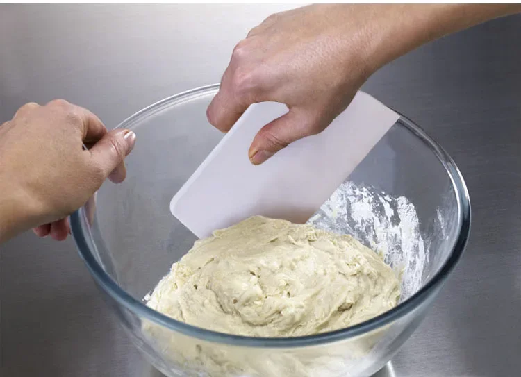 Mehrzweck-Teigschneider, Schüssel, Schaber für Brot, Teig, Fondant, Kuchen, Sahne, Spachtel, DIY, Gebäckschneider, Schaber, Küche, Backset – Detail 6