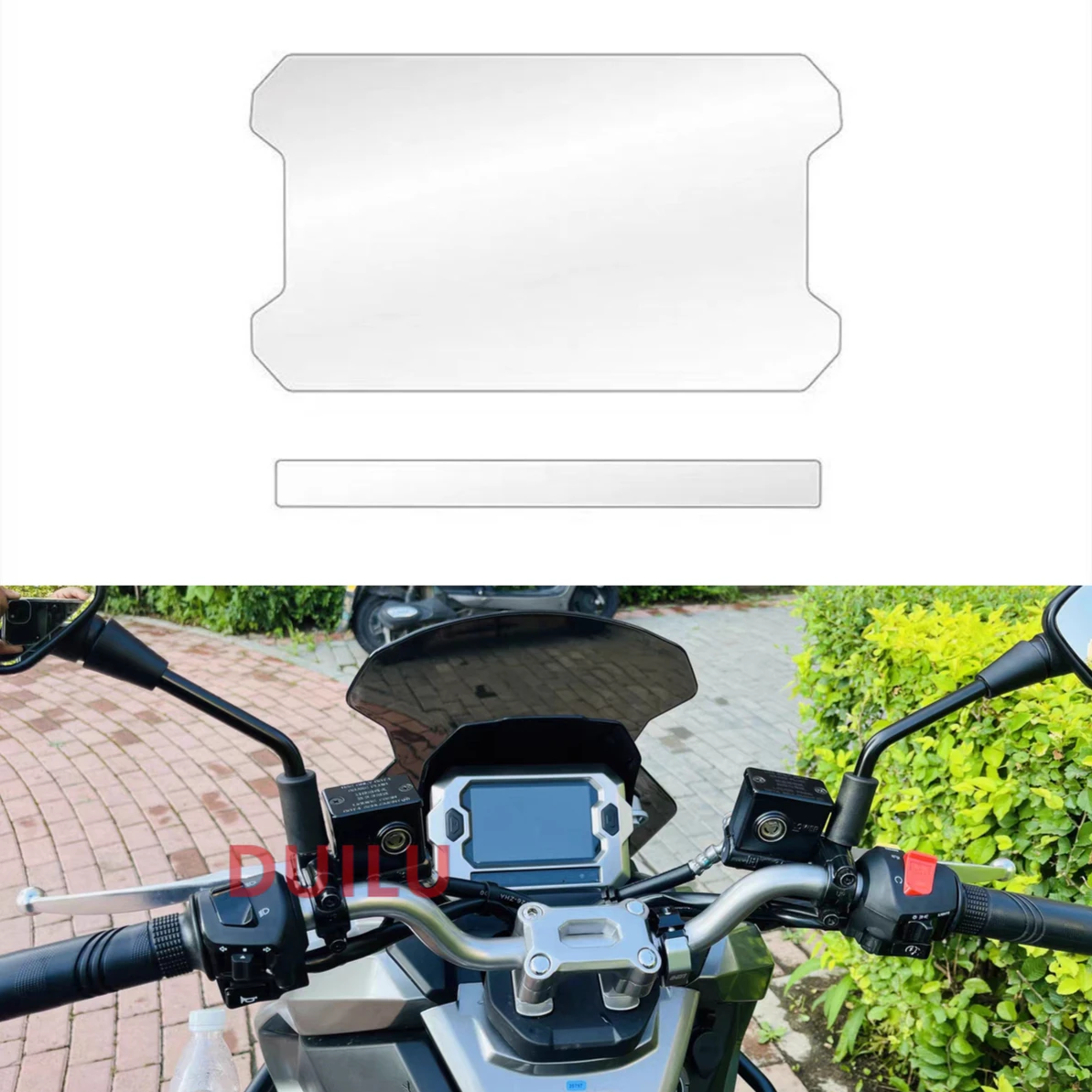 

For Sanyang Husky 150ADV TPU Motorcycle Anti-Scratch Instrument Film Motorcycle Scratch Sticker Accessories Modification