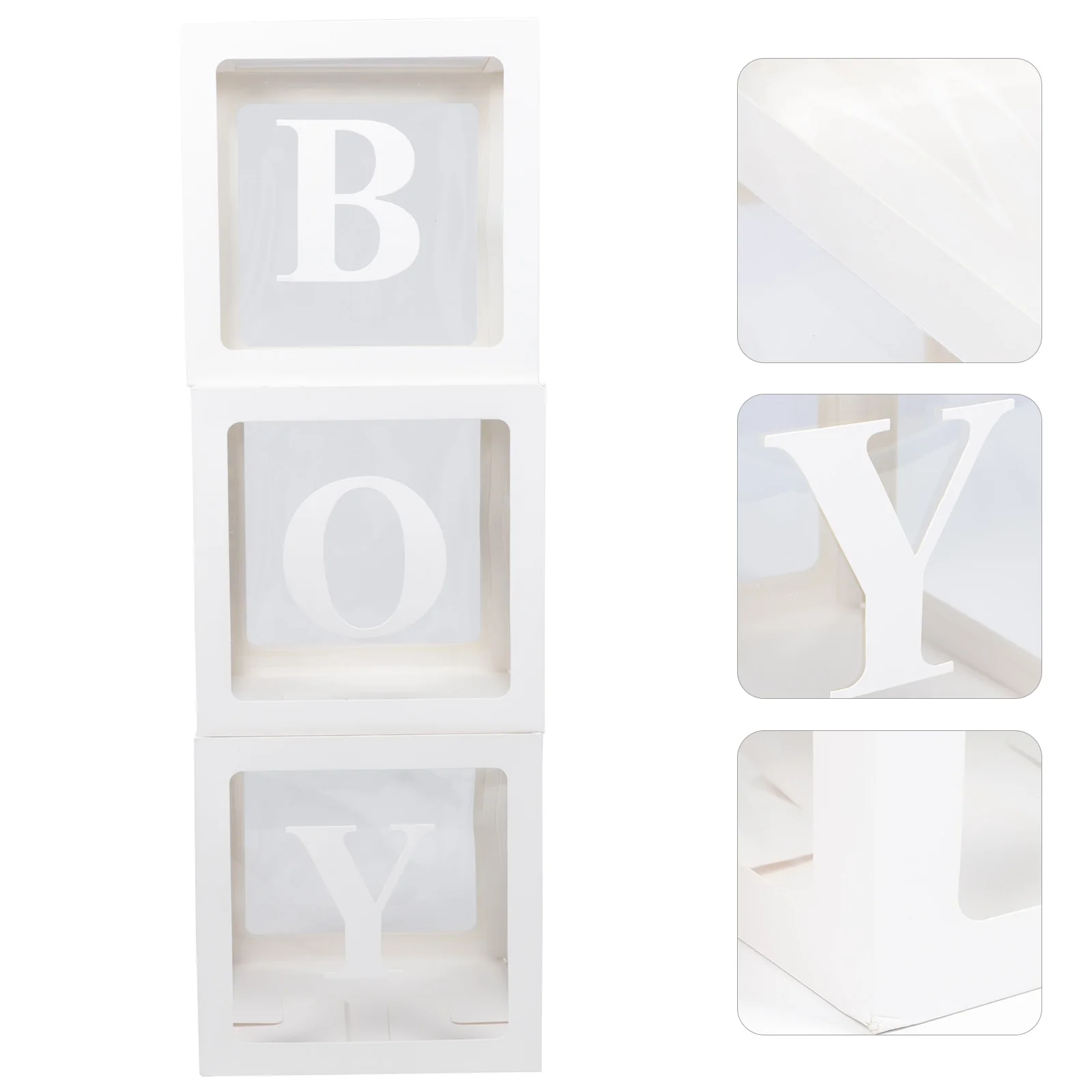 

Transparent Balloon Box Baby Shower Gift Lightweight Folding Decoration for Kids Birthday Parties