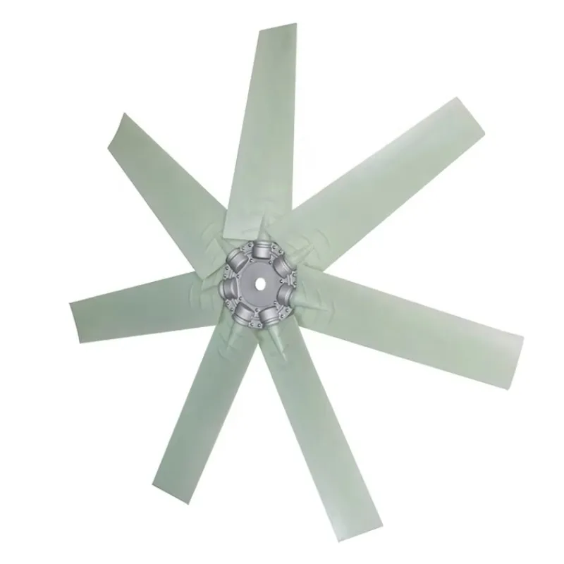 Nylon 7 Leaves Adjustable Blades Axial Flow Fan For Farming Animal Husbandry OEM/ODM Customizable 760-1900mm Diameter 1 Year
